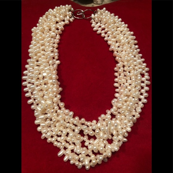 Jewelry - Real Freshwater Pearls MultiStrand Necklace